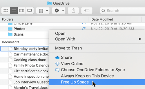 setting up onedrive on a mac